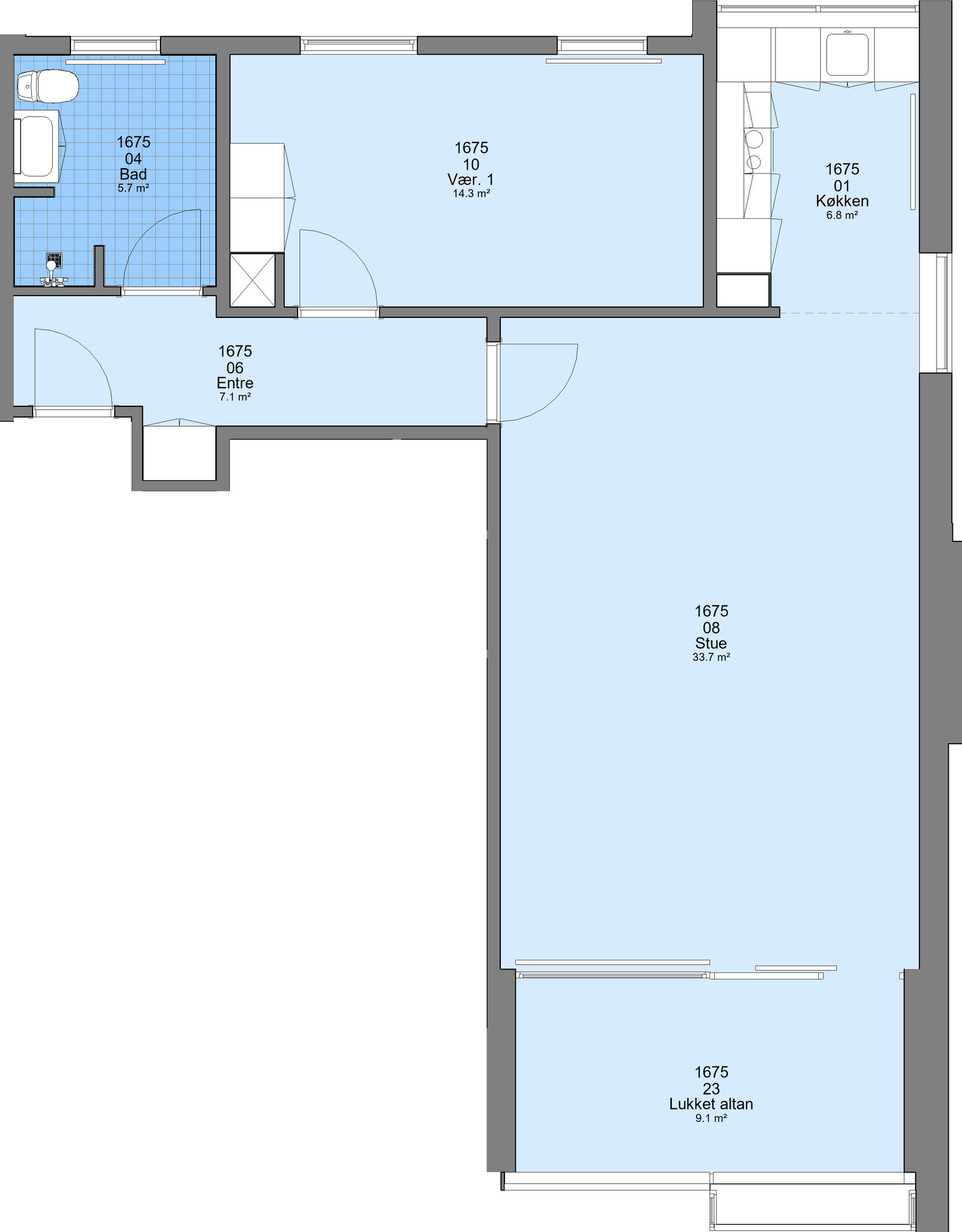 Visual presentation of the listing