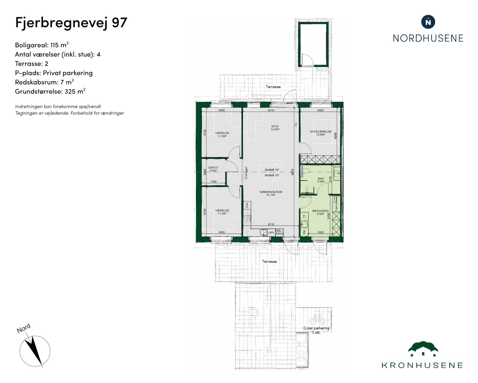 townhouse Moderne rækkehus med 4 værelser i Odense NV