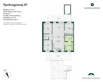 Visual presentation of the listing