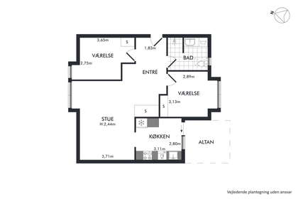 Visual presentation of the listing