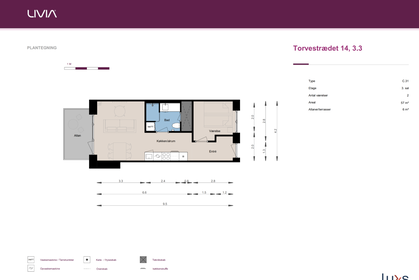 Visual presentation of the listing
