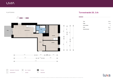 Visual presentation of the listing