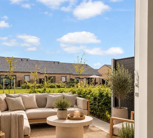 townhouse To-værelses rækkehus på 74 m² med terrasse i Fredericia