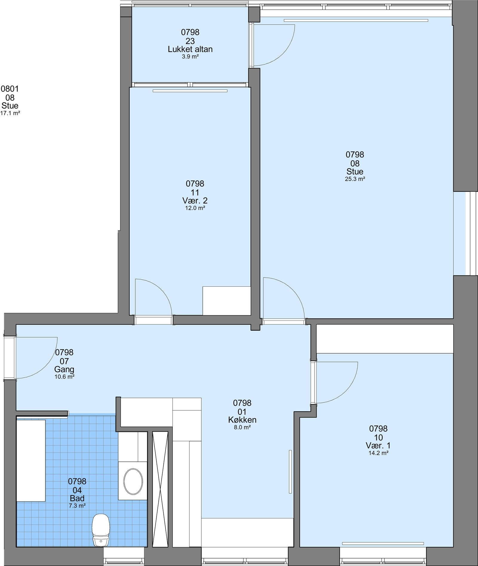 Visual presentation of the listing
