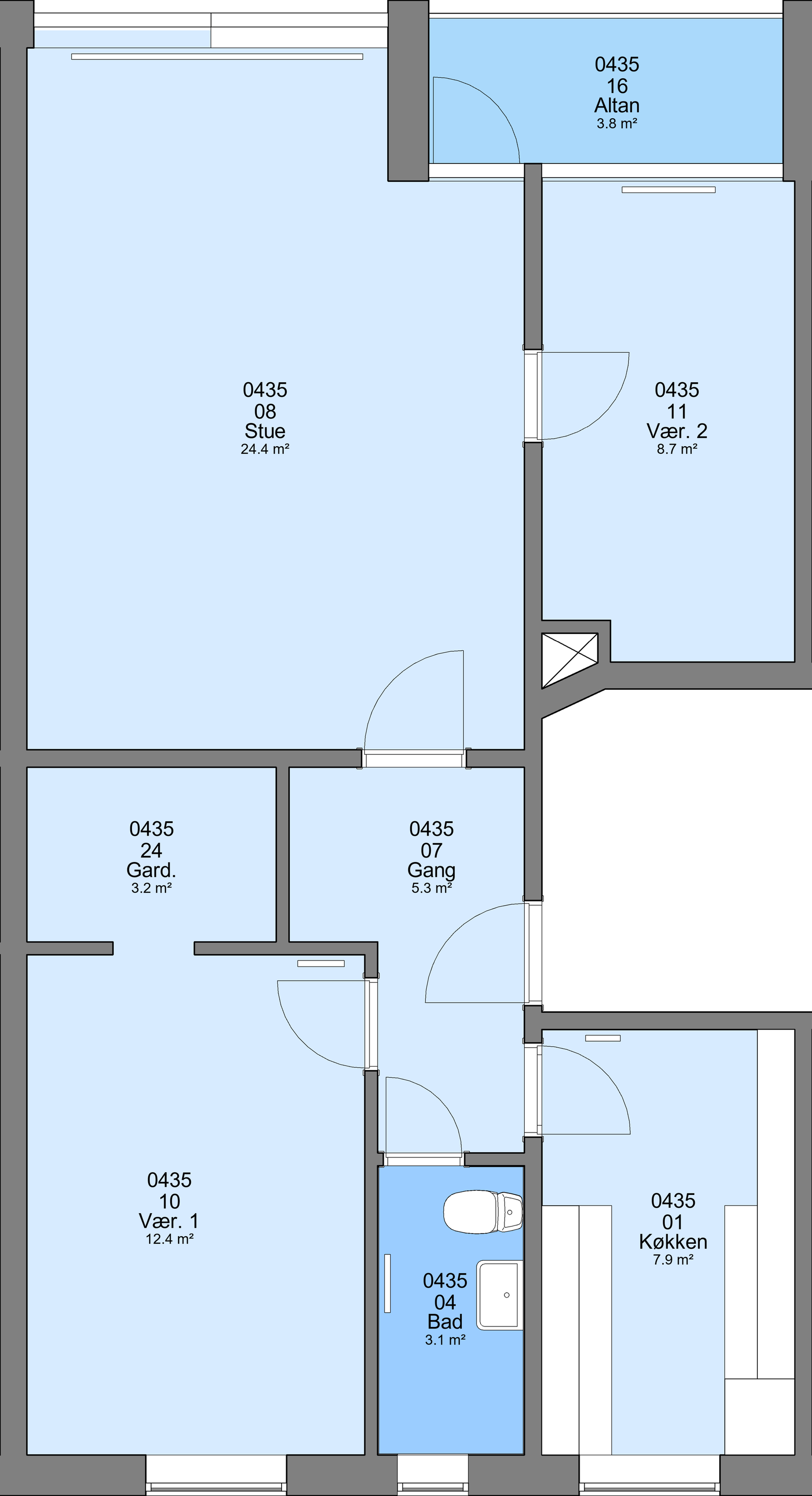 Visual presentation of the listing