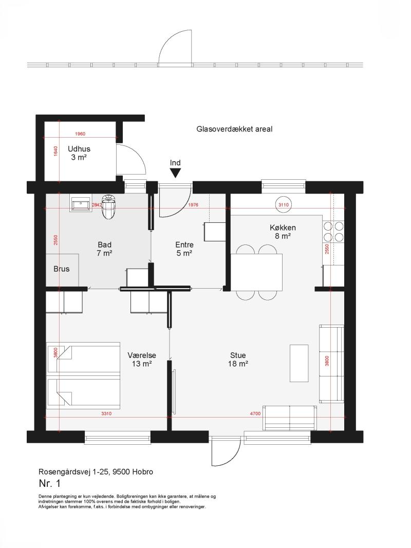 Visual presentation of the listing