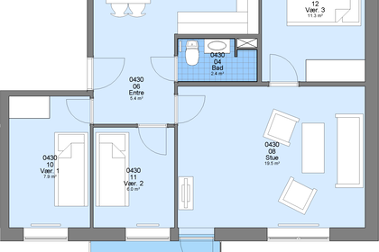 Visual presentation of the listing