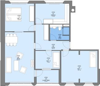 Visual presentation of the listing