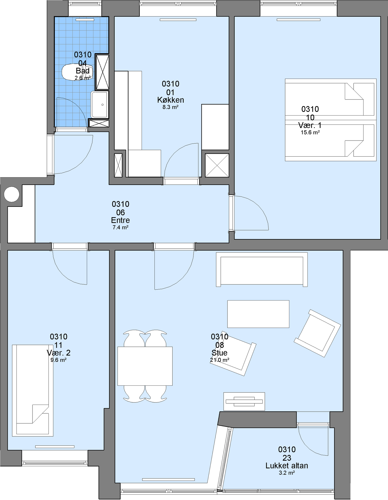Visual presentation of the listing