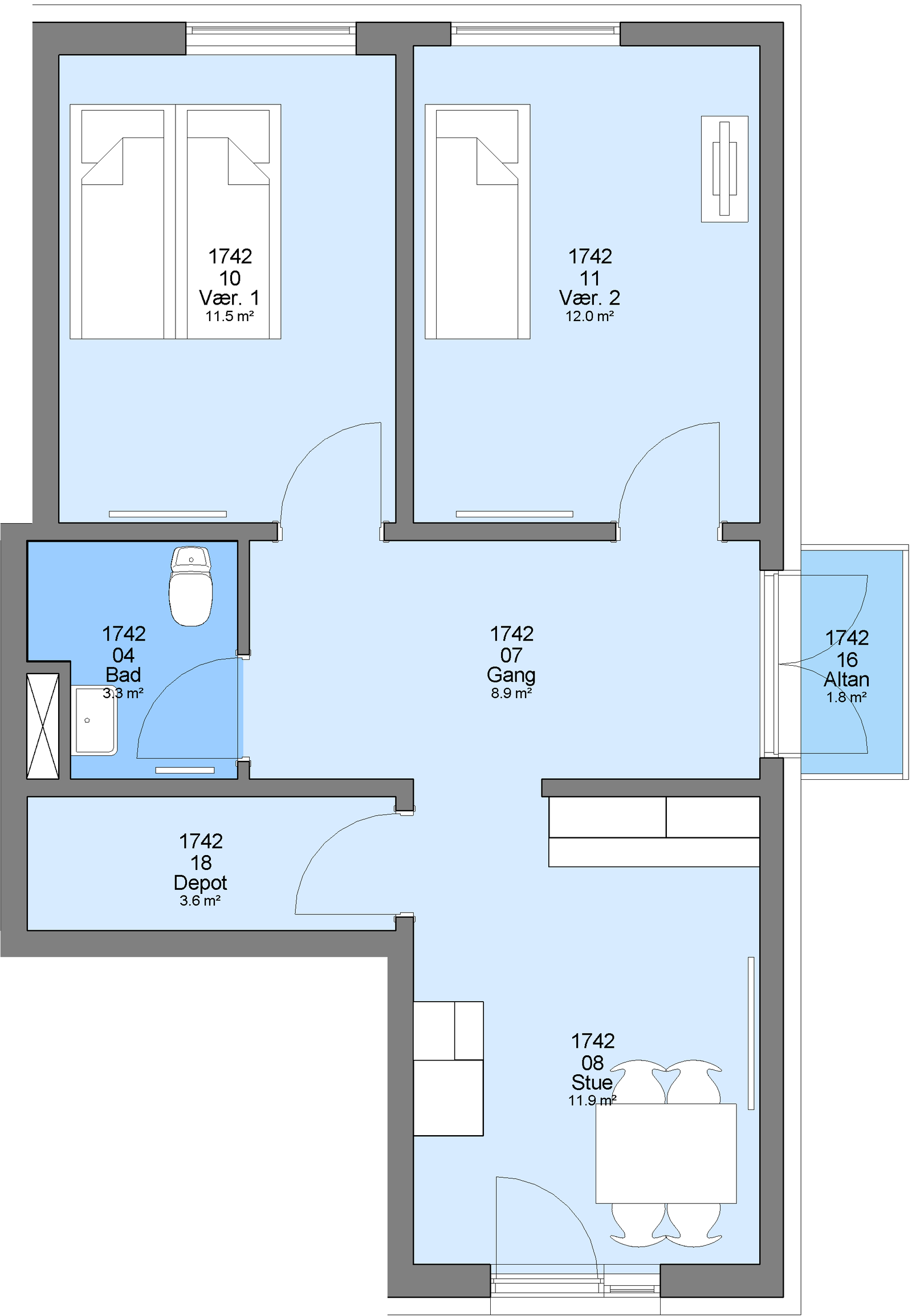 Visual presentation of the listing
