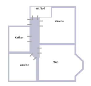 Visual presentation of the listing