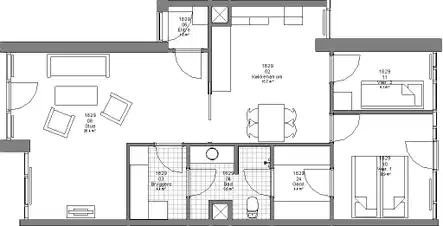 apartment Bright apartments with community close to Herning city center