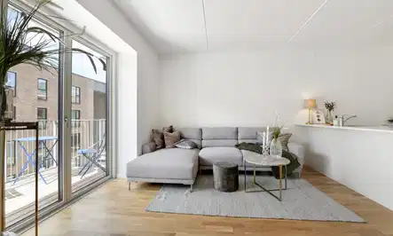apartment Velindrettet 2-værelses lejlighed, med terrasse og gulvarme.