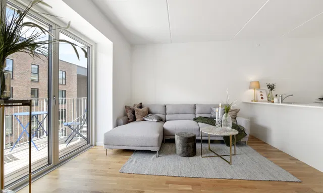 apartment Velindrettet 2-værelses lejlighed, med terrasse og gulvarme.
