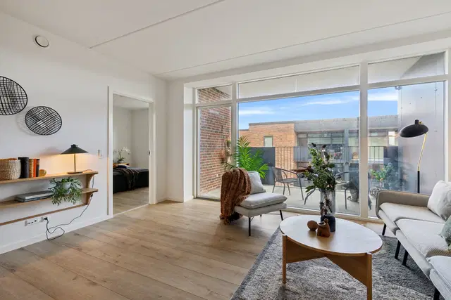 apartment Treværelses lejlighed med egen altan