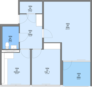 Visual presentation of the listing