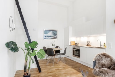 Studio apartment by the inner harbor with terrace and high ceilings - Trælaststræde, Odense C - 2