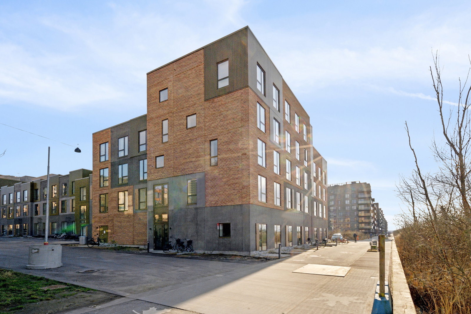 apartment Modern studio apartment in Ørestad with shared roof terrace