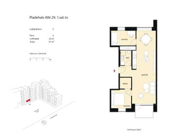 Visual presentation of the listing