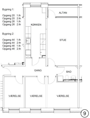 Visual presentation of the listing