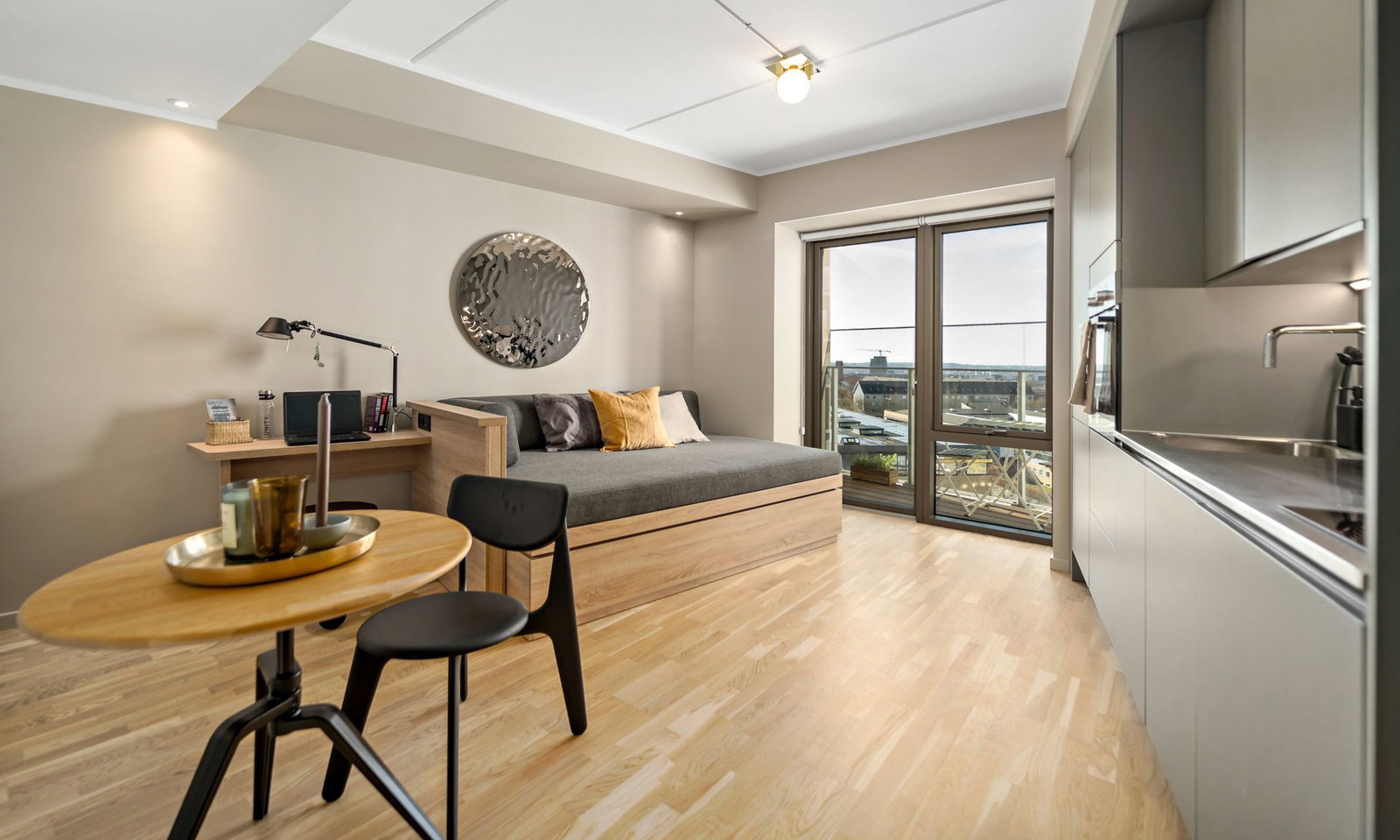 apartment Modern 1-room apartment with panoramic views