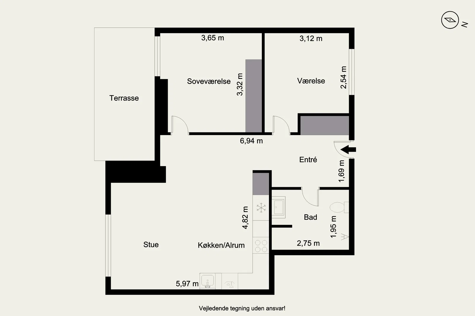 Visual presentation of the listing