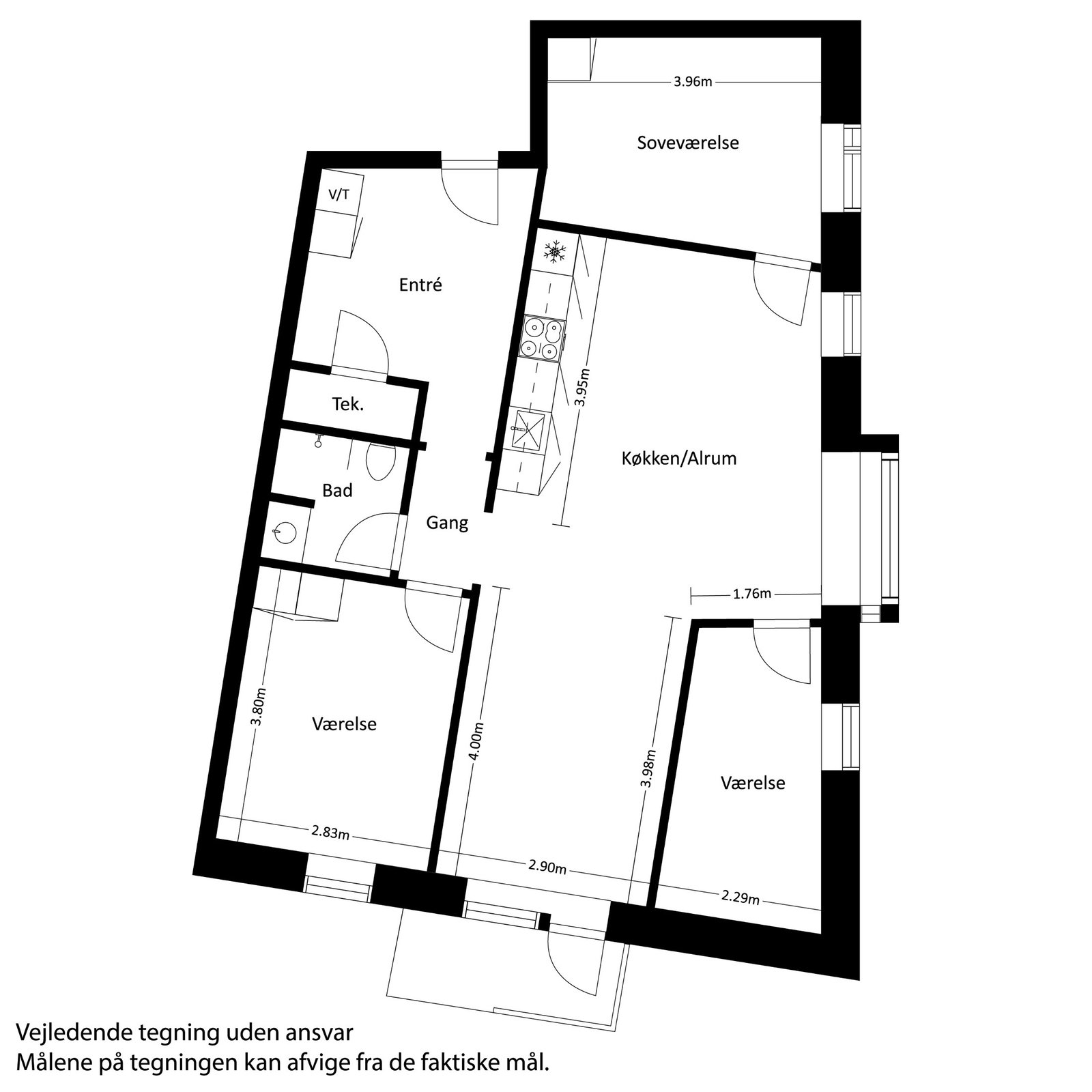 Visual presentation of the listing