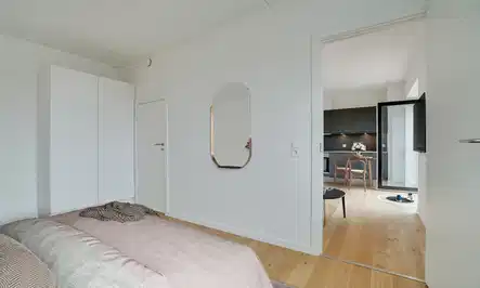 apartment Moderne og lys 2-vær. lejlighed med eksklusiv beliggenhed over Herlev Bycenter