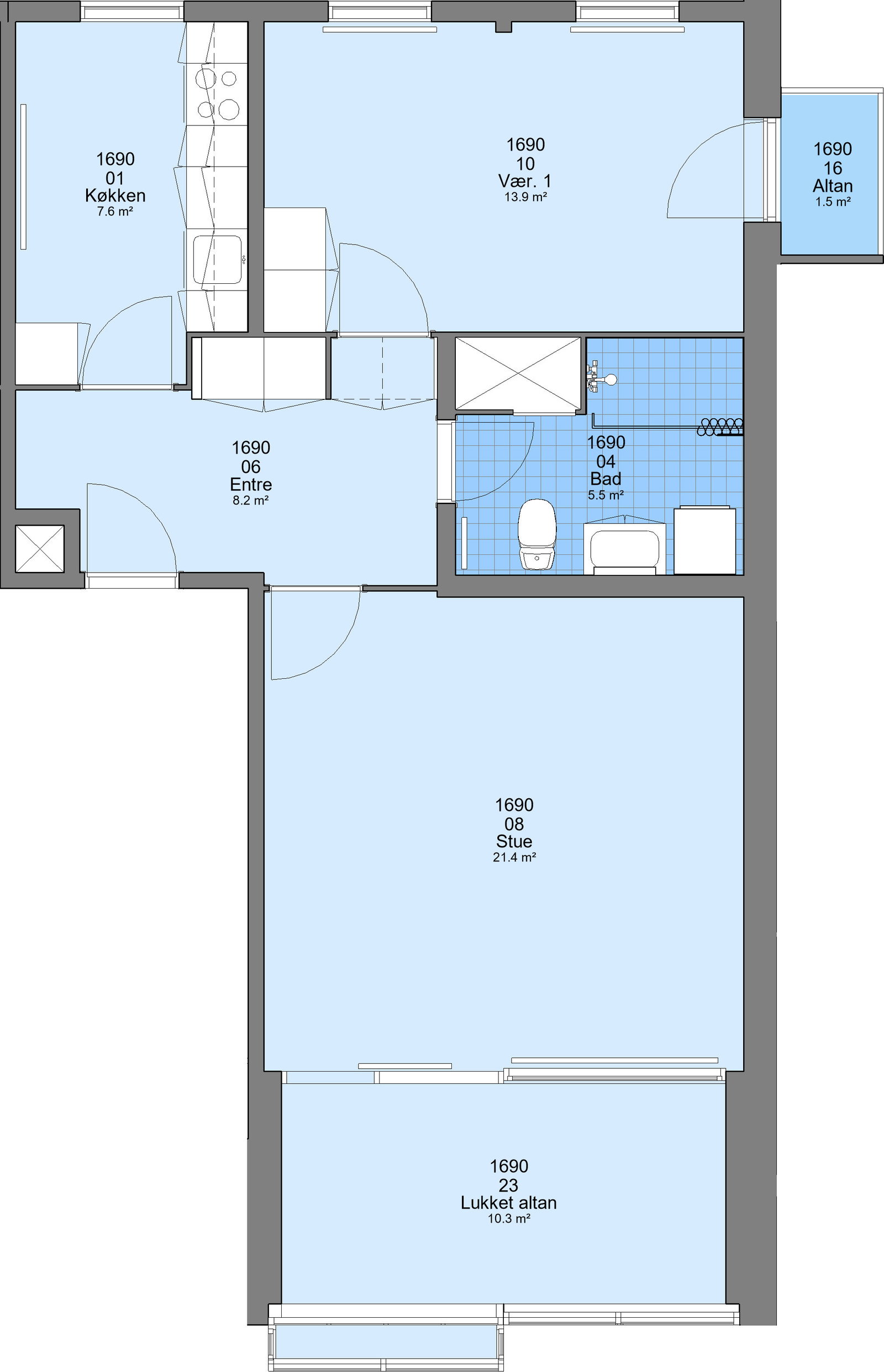 Visual presentation of the listing