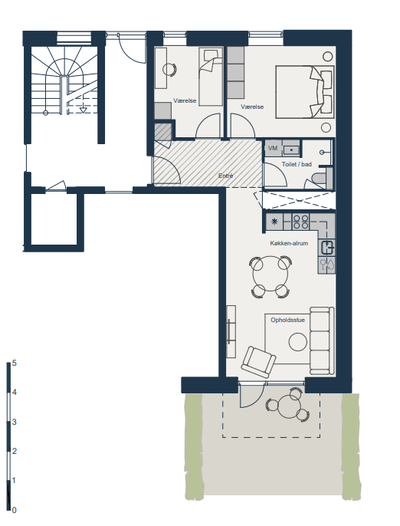 Bright and modern 3-room apartment in Hillerød - Slangerupgade, Hillerød - 4