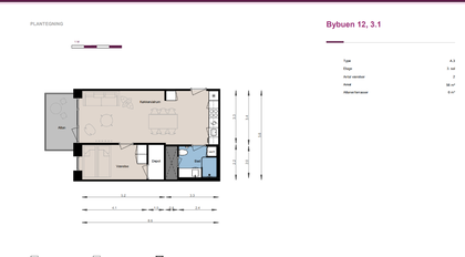 Visual presentation of the listing