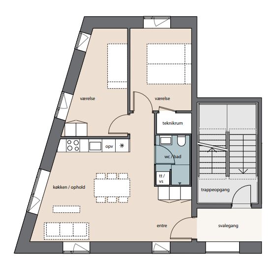 Visual presentation of the listing