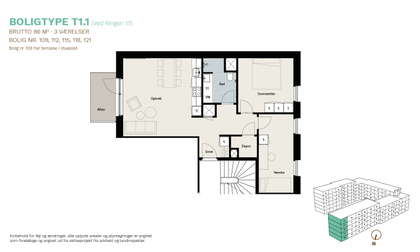Visual presentation of the listing