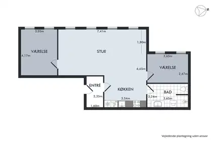 Visual presentation of the listing