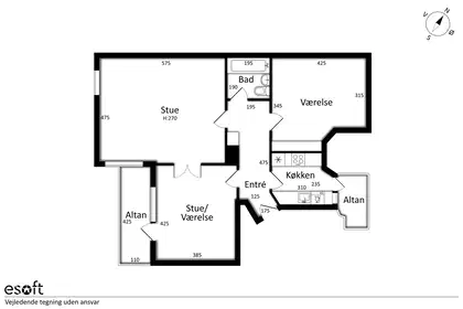 Visual presentation of the listing