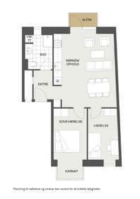 Visual presentation of the listing