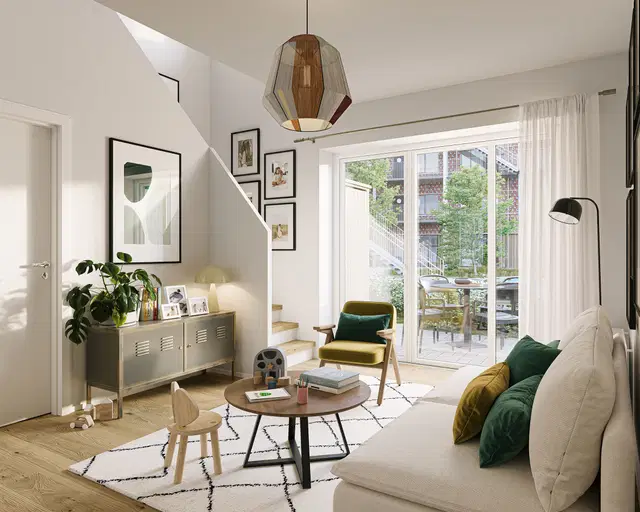 townhouse Lyst og funktionelt rækkehus i Travbyen