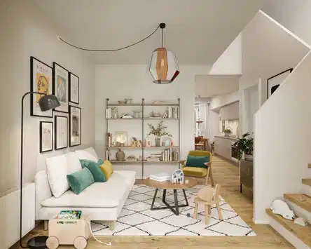 townhouse Bright and functional terraced house in Travbyen