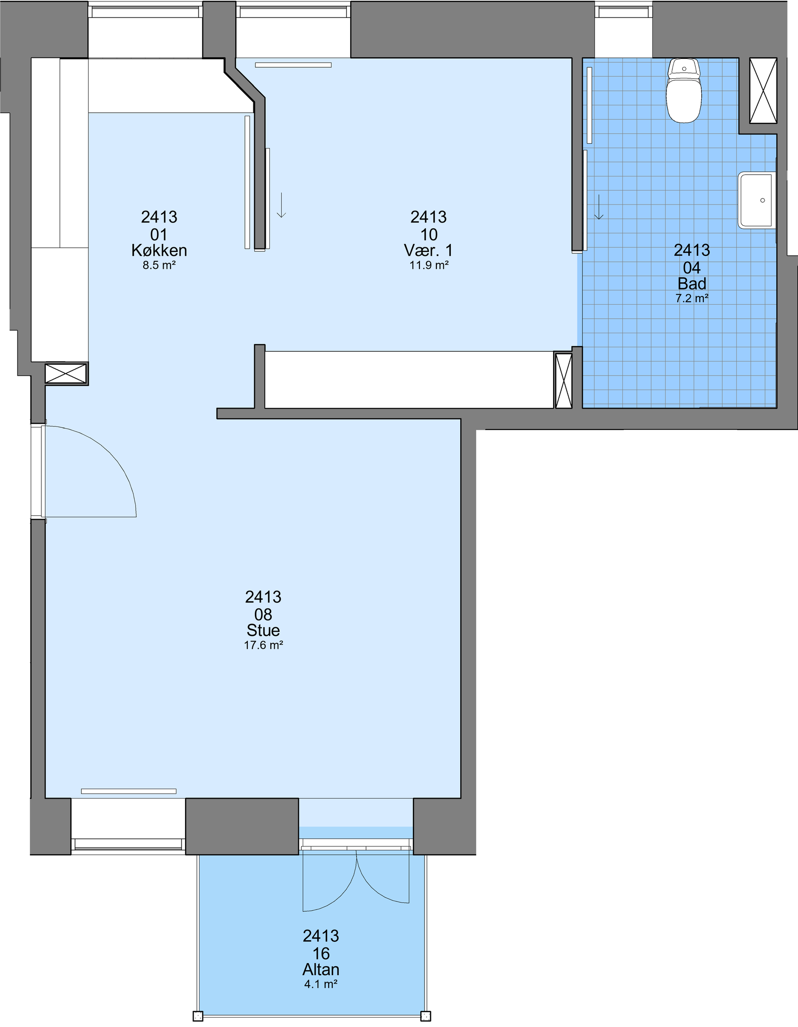 Visual presentation of the listing