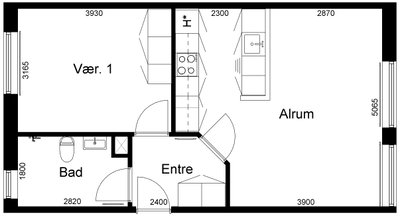 2-værelses apartment i Thyholm - Torvegade, Thyholm - 4