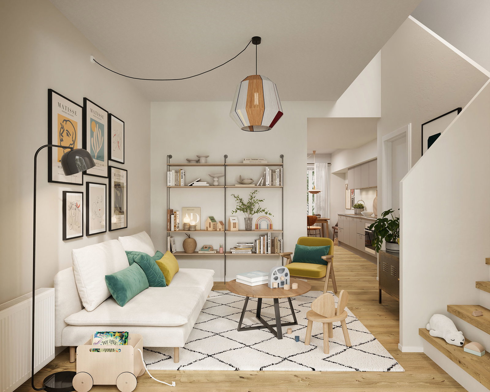 townhouse Bright and functional terraced house in Travbyen