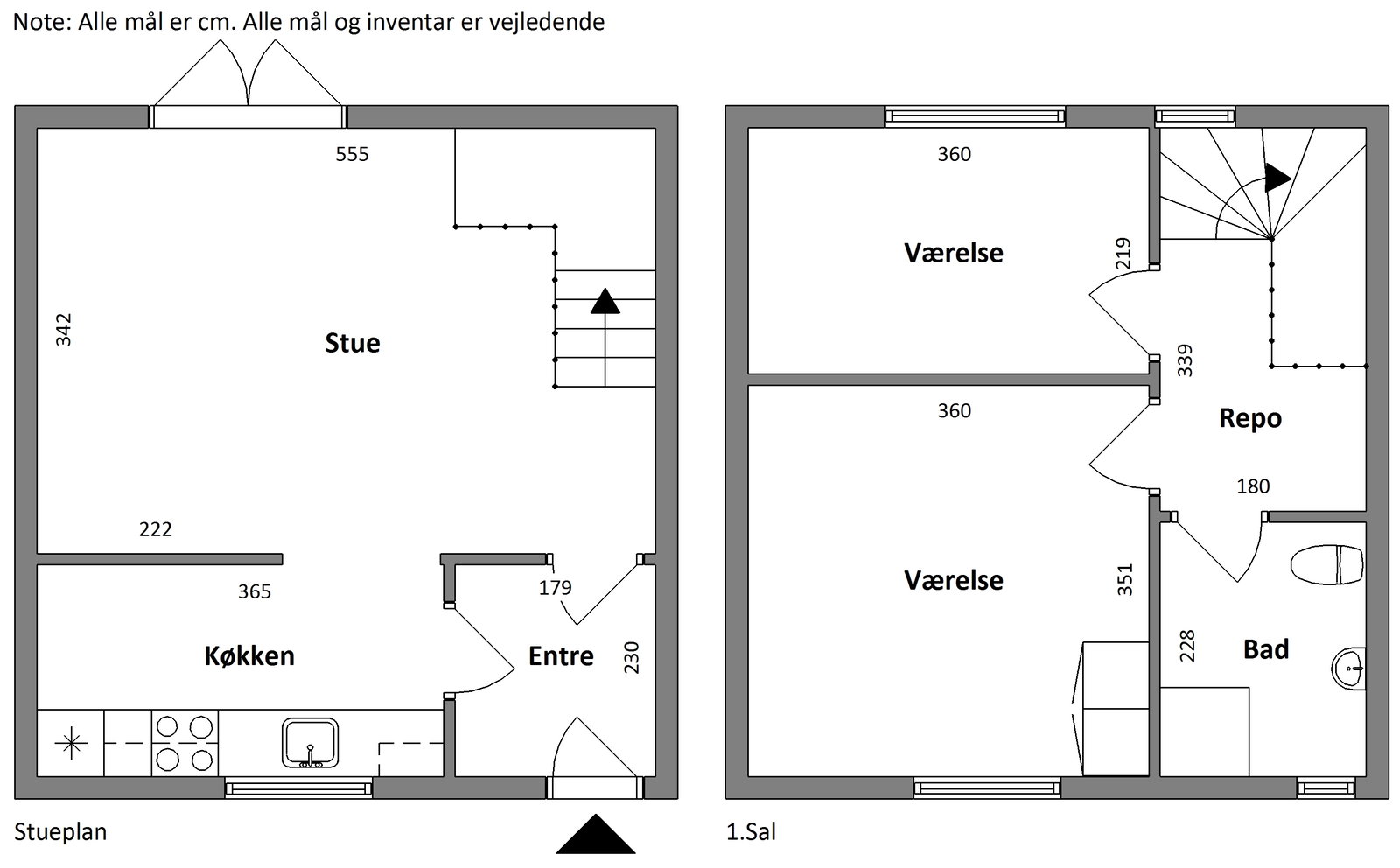 Visual presentation of the listing