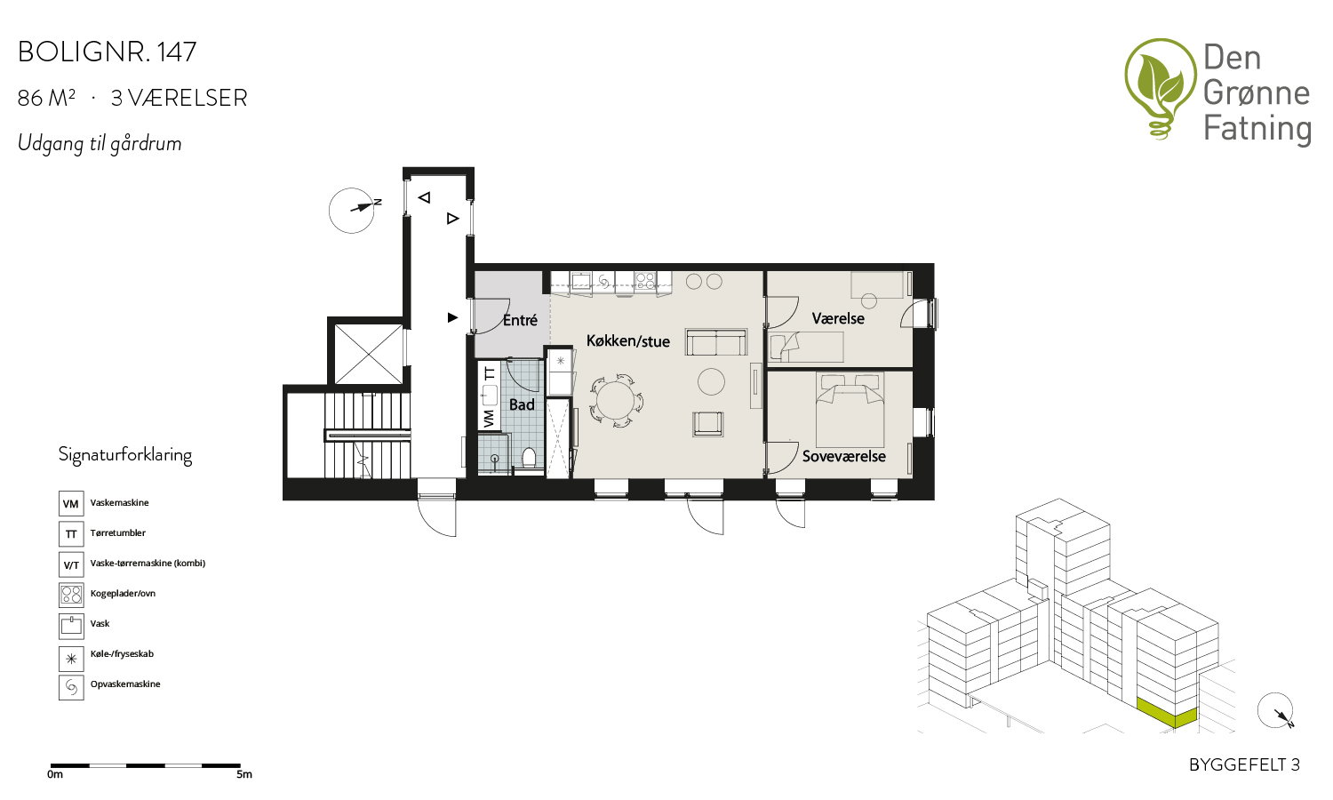Visual presentation of the listing