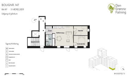 Visual presentation of the listing