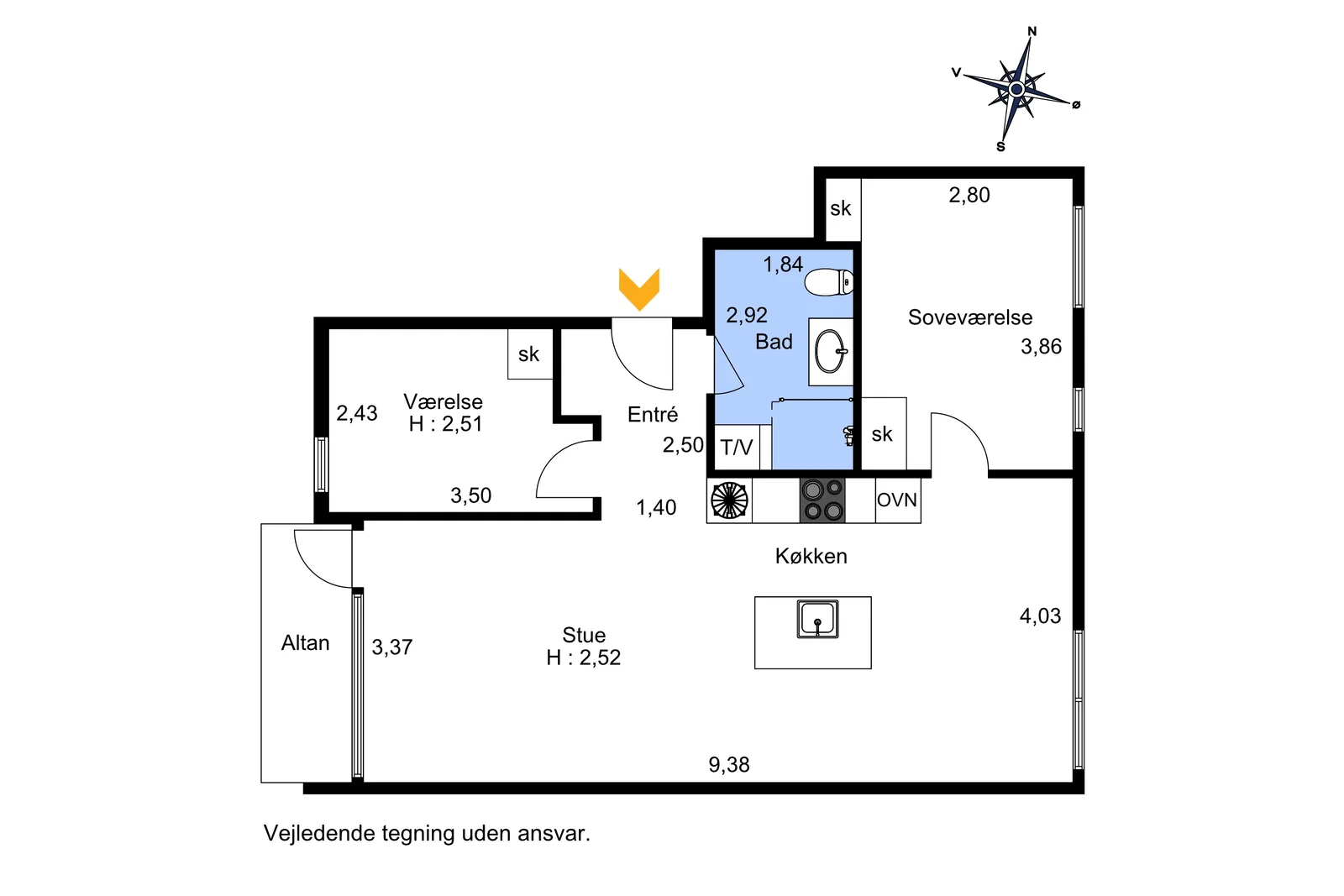 Visual presentation of the listing