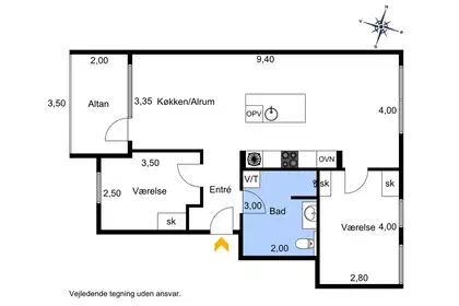 Visual presentation of the listing