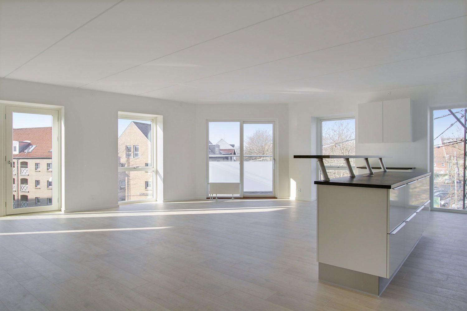 apartment Eksklusiv hjørnelejlighed med altan