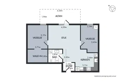 Visual presentation of the listing