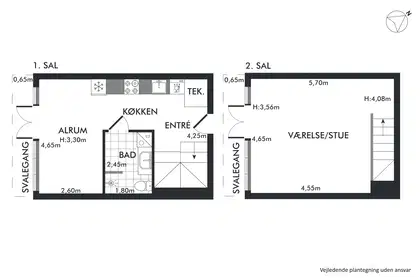 Visual presentation of the listing