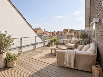 Penthouse with Four Terraces and Canal Views in Christianshavn - Overgaden Neden Vandet, København K - 1